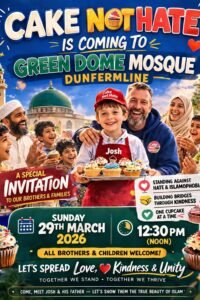 Read more about the article Cake not Hate at Green Dome Mosque